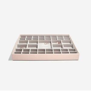 Stackers Jewelry 41 Section Tray Blush Rose Gold Gray Supersize Organizer